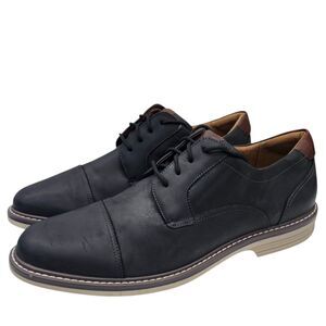Florsheim Norwalk Cap Toe Oxford Dress Shoes Mens 13M Comfortech Black Leather